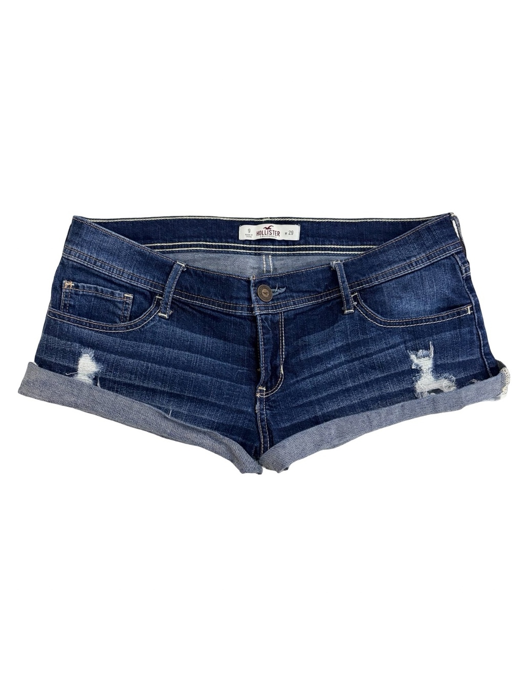 Y2K HOLLISTER MICRO LOW RISE SHORTS
